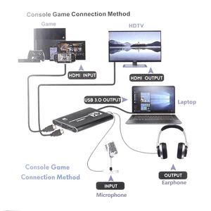 Colector <span class=keywords><strong>de</strong></span> video <span class=keywords><strong>de</strong></span> alta definición 4K USB3.0 <span class=keywords><strong>Convertidor</strong></span> <span class=keywords><strong>de</strong></span> tarjeta <span class=keywords><strong>de</strong></span> captura <span class=keywords><strong>de</strong></span> <span class=keywords><strong>audio</strong></span> y video para transmisión <span class=keywords><strong>de</strong></span> juegos Transmisiones en vivo Grabación <span class=keywords><strong>de</strong></span> video - Product Image 3