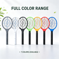 Raquette anti-moustiques électrique écologique rechargeable haute tension, pour usage domestique en gros