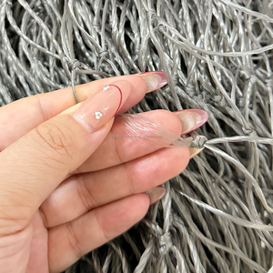 Red <span class=keywords><strong>de</strong></span> Pesca Plegable <span class=keywords><strong>de</strong></span> HDPE Multifilamento, Resistente y Robusta, <span class=keywords><strong>de</strong></span> Tres Hilos Cruzados, para Capturar Atún, Mackerel y Rayo - Product Image 2