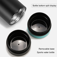 Para Fayren, botella de agua aislada de acero inoxidable, Base de compartimento de almacenamiento con cerradura a prueba de fugas para viajes de Camping, para bolsas de té, llaves