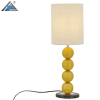 Lampe de table d'étude moderne E27 Socket LED Rétro Corps en bois et bambou Mobilier décoratif pour la maison pratique et simple