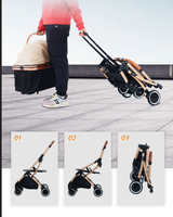 Poussette pour animaux de compagnie à double couche, pliable, 4 roues, 35 kg, chariot pour animaux de compagnie, cadre en aluminium, transporteur pour chiens et chats, OEM