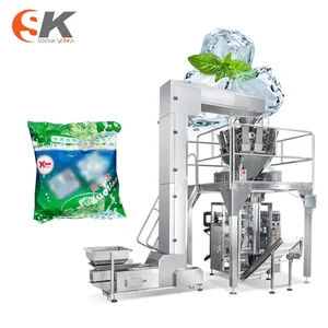 Otomatik dondurulmuş meyve sebze dolum paketleme makinesi dondurulmuş çilek çilek çanta ambalaj torbalama makineleri satılık