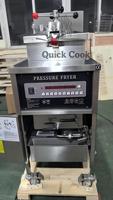 Freidora de Pollo a Presión Eléctrica Programable Comercial de 25L, 3N~380V, Tipo KFC, con Filtro de Aceite