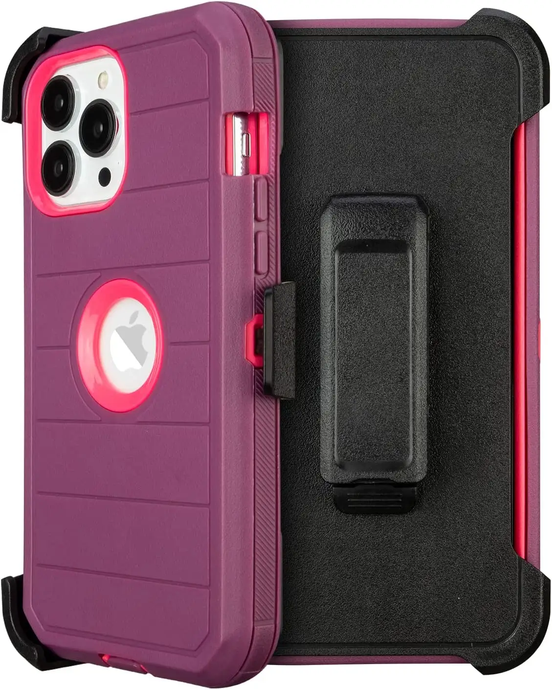 Defender Holster Phone Cases For iPhone 14 13 12 Pro Max Heavy Duty TPU Pro Rugged Belt Clip Back Cover