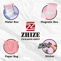 Meilleure Vente Usine OEM Boîte d'Expédition en Carton Ondulé Rose Imprimée avec Logo Personnalisé