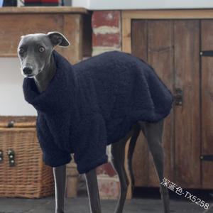 2021 गर्म बिक्री थोक फैशन अच्छी गुणवत्ता पालतू जानवर ऊन पजामा सर्दियों कुत्तों hoodies बड़े ग्रेहाउंड ऊन पजामा - Product Image 5