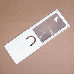 Lente d'<span class=keywords><strong>ingrandimento</strong></span> a segnalibro in PVC 190x65mm, leggera, sottile, portatile, con <span class=keywords><strong>scala</strong></span> graduata - Product Image 2