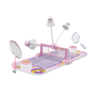 <span class=keywords><strong>Juego</strong></span> <span class=keywords><strong>de</strong></span> <span class=keywords><strong>mesa</strong></span> <span class=keywords><strong>de</strong></span> bádminton MILI Mini Court con 2 raquetas <span class=keywords><strong>de</strong></span> plástico ligeras para familias y amigos - Product Image 1