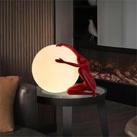 Haute qualité hôtel salon nordique marbre luxe bureau lumière Art décor à la maison Bar Restaurant chevet moderne Led lampes de Table