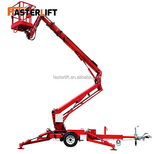 Ce Gecertificeerd 10 ~ 20M 200Kg Belasting High-End Sky Hydraulische Aanhangwagen Kleine Spider Towable Giek Lift Voor Boomwerk - Product Image 6