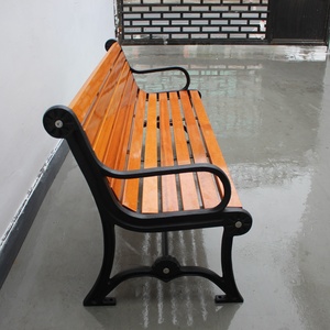 <span class=keywords><strong>Gavin</strong></span> Urban Furniture Parkbank aus massivem Kauriholz und Gusseisen mit Gartenbank-Beinen - Product Image 5