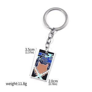 <span class=keywords><strong>Porte</strong></span>-clés en alliage de zinc au design anime populaire, en stock, avec différentes finitions et émail souple, avec anneau <span class=keywords><strong>porte</strong></span>-clés - Product Image 2