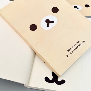Quaderno A5 Vuoto con Design Orsetto Cartone Animato, Cancelleria Kawaii per <span class=keywords><strong>Studenti</strong></span>, Scuola, Ufficio, Diario - Product Image 1