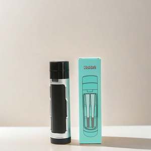 Wholesale Portable Big Size <b>Grinder</b> and Roller in One Two Tube <b>Plastic</b> Herb <b>Grinder</b> With Storage - Product Image 4