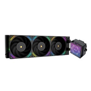 Thermalright Hyper Vision 360 UB ARGB สีดำ ชุดระบายความร้อนด้วยน้ำสำหรับ CPU ขนาด 360 มม. พร้อมหน้าจอ LCD แม่เหล็กขนาด 4.3 นิ้ว สำหรับ Intel และ AMD - Product Image 1