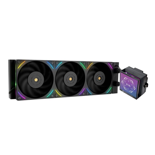 Thermalright Hyper Vision 360 UB ARGB Black 360mm AIO CPU Liquid Cooler 4.3-Inch Magnetic LCD Screenfor Intel and AMD