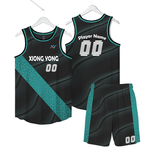 Conjunto de Uniforme de Baloncesto Personalizado con Nombre de Jugador, Camiseta Deportiva Transpirable de Secado Rápido, Pantalones Cortos, Impresión por Transferencia de Calor, Tallas Grandes - Product Image 1