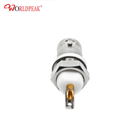 Connecteur moulé BNC 50KY 50 Ohm à baïonnette RF coaxial avec décompression pour assemblage de câbles