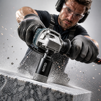 Foret diamanté brasé sous vide haute performance pour le perçage de pierres dures, béton, granit, marbre – Outil de coupe rapide et précise