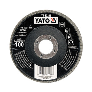 แผ่นเจียรยาโตะ 115 X 22.4 มม. 100 กริต สำหรับตัดและขัดโลหะ - Product Image 1