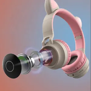 אמזון מכירה לוהטת 3.5mm רעש סטריאו אוזניות משחק עם מיקרופון Led אור נייד טלפון מחשב משחקי אוזניות
