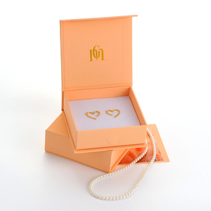 Factory Direct GALMPKG Luxury Custom Cardboard <b>Magnetic</b> Jewelry Packaging Box Luxury Jewelry Box for Necklace Earring - Product Image 5