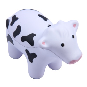 ลูกบอลบีบคลายเครียดรูปวัวทำจากโฟม PU พร้อมโลโก้สั่งทำพิเศษ - Product Image 1