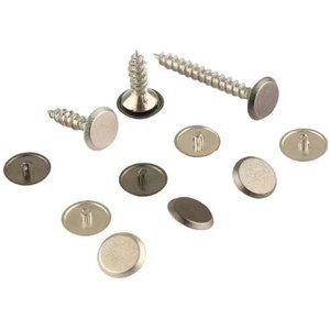 Capuchon de vis autotaraudeuse rond en plastique décoratif pour accessoires de quincaillerie - Product Image 1