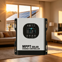Professioneller 40A 48V MPPT Solar-Laderegler mit LCD-Bildschirm und Dual-USB-Anschluss für hohe Effizienz bei Solarpanels zu Hause und in Wohnmobilen