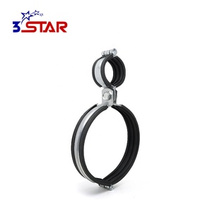 Chất lượng cao nhiệm vụ nặng nề ống khí kẹp với EPDM cao su Thép không gỉ kim loại Metric/inch M8 + 10 - Product Image 6