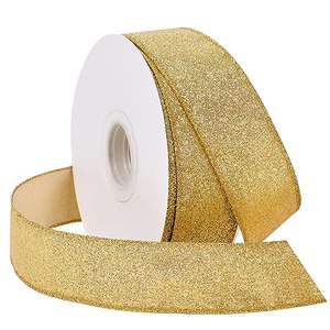 Ruban de Noël en velours pailleté, ruban pour arbre de Noël - Product Image 1