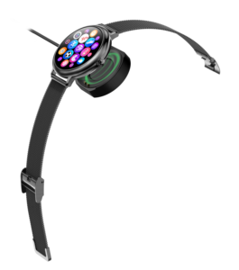 Montre intelligente pour femmes, Design rond, Portable, en acier, pour dames, <span class=keywords><strong>2023</strong></span> - Product Image 3