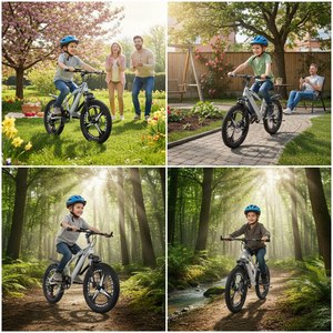 Vélo pour grands enfants Zhui Feng, garçons et filles de 6 à 15 ans, vitesse unique, cadre en acier, ultra-léger, roue de 20 pouces, tout-terrain, double frein à disque - Product Image 3