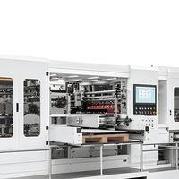 Machine de fabrication de boîtes en carton entièrement automatique, équipement de formage de caisses en carton ondulé, garantie 1 an, fabriqué en Chine pour la production d'emballages