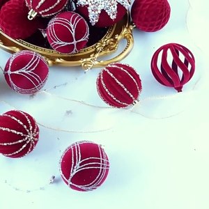 6cm Flocage <span class=keywords><strong>Boule</strong></span> Ensemble <span class=keywords><strong>À</strong></span> La Main <span class=keywords><strong>Boule</strong></span> <span class=keywords><strong>Boule</strong></span> Ornements pour Arbre <span class=keywords><strong>De</strong></span> <span class=keywords><strong>Noël</strong></span> Suspendu - Product Image 4