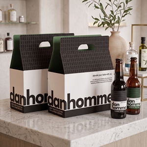 Caja de Cerveza con Logotipo Personalizado, Caja de Papel Corrugado, Embalaje Impreso, Caja de Envío, Fabricante OEM/ODM - Product Image 3
