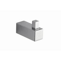 Porte-papier toilette en alliage de zinc avec finition chromée pour salle de bain d'hôtel de luxe