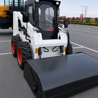 Premium Gebrauchter Lader 0,4m³ Schaufel 744kg Traglast 36,4kW Motor 2,62T Gewicht Kompakt Mehrzweck für Bauarbeiten