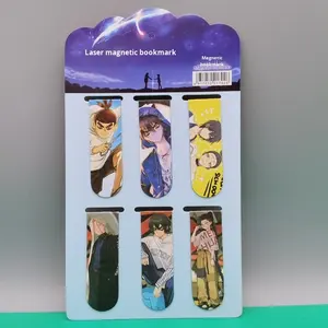 Marque-page magnétique double face créatif et mignon, porte-page magnétique pour étudiant, papeterie exquise, fabriqué en Chine - Product Image 6
