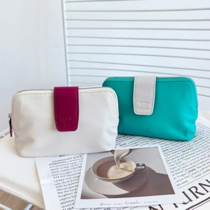 PU Leather Magnetic Closure Makeup <b>Bag</b> Large Capacity <b>Cosmetic</b> <b>Bags</b> Custom Logo Fashion Toiletry <b>Bag</b> for <b>Travel</b> Women Beach - Product Image 1