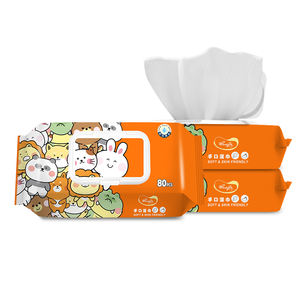 Toallitas Húmedas para Bebé de Venta Directa de Fábrica, 80 Unidades, Tela No Tejida Spunlace, Toallitas Húmedas para Bebé - Product Image 3