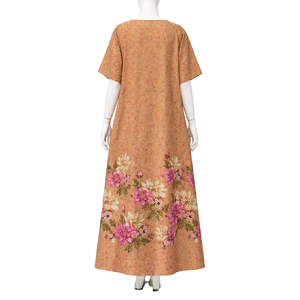 Abaya LD à manches courtes, vêtements de détente respirants conçus pour une relaxation décontractée et une douceur ultime. - Product Image 5