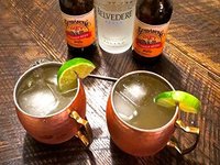 Taza Moderna Clásica para Cóctel Moscow Mule, Diseño Personalizado, Acero Inoxidable Hecho a Mano, Multifuncional, Capacidad de 500-1000 ml, para Fiestas