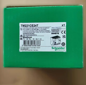 TM221CE24T وحدة تحكم منطقية قابلة للبرمجة من شنايدر، جديدة 100% وأصلية، موديل M221 مع 24 مدخل/مخرج، ترانزستور PNP، إيثرنت - Product Image 2