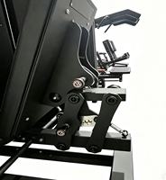 Machine d'exercice des jambes en acier robuste, presse à jambes debout, équipement de musculation des hanches, multifonction réglable