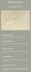 Protéine de lactosérum claire poudre de protéine naturelle <span class=keywords><strong>pure</strong></span> zéro lactose protéine de lactosérum claire - Product Image 6