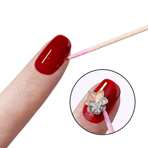 Beliebte Doppelkopf für Maniküre Permanent Make-up Zubehör Pink Mini Fine Cotton Swabs Nagel reinigungs tupfer mit spitzer Spitze - Product Image 6