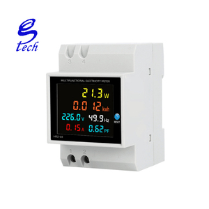 Giá tốt Đồng hồ điện thông minh đồng hồ điện đa chức năng hiển thị kỹ thuật số điện áp hiện tại tần số hệ số mét - Product Image 1