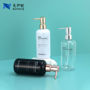 Flacon pompe rond Minnie 500ml en PET givré pour lotion, shampoing, gel douche, cosmétiques - Product Image 3